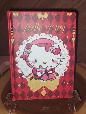 Hello Kitty Red Pink Gold Hardcover Journal